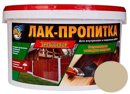 Лак-пропитка, цвет беленый дуб, 10 л